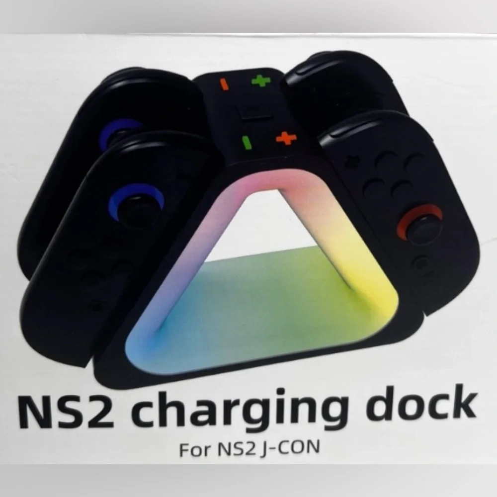 J-Con NS2 Charging Dock for Nintendo Switch 4 in 1 Charger Station- NEW